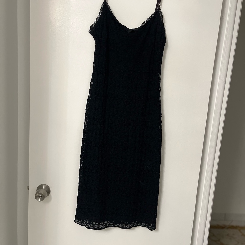 To the Max Black Top with Lace Detail